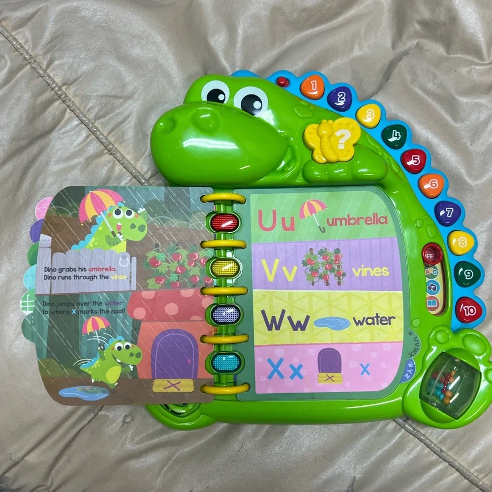 Leapfrog Dino”s Delightful Day Alphabet Book